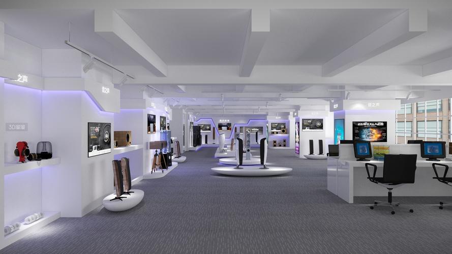 沉浸式感知 现代时尚电子产品展厅的科技美学重构